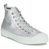 Baskets basses Bensimon STELLA B79 SHINY CANVAS Argent&eacute;