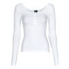 T-shirt Pieces PCKITTE LS TOP