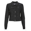 Vestes sur Grenoble : Veste Noisy May NMDEBRA L/S BLACK DENIM JACKET NOOS