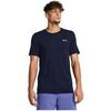 T-shirt Under Armour Ua Dispara&icirc;tre Sans Couture Bleu