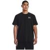T-shirt Under Armour Logo Ua Brod&eacute; Poids Lourd Noir