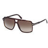 Lunettes de soleil Tom Ford FT1177 KEMP Lunettes de soleil, Havana/Fum&eacute;e, 59 mm