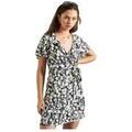 Robe courte Superdry Robe portefeuille &eacute;t&eacute; Bleu