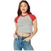 T-shirt Superdry T-shirt Vintage Baseball Mini Gris