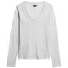 T-shirt Superdry T-shirt manches longues coupe ajust&eacute;e col en V Multicolore