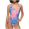 Maillots de bain Superdry Maillot de bain une pi&egrave;ce imprim&eacute; marbr&eacute; Multicolore