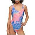 Maillots de bain sur Grenoble : Maillots de bain Superdry Maillot de bain une pi&egrave;ce imprim&eacute; marbr&eacute; Multicolore
