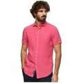 Chemises sur Grenoble : Chemise Superdry Chemise Studios en lin ajust&eacute;e rose Rose