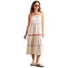 Robe Superdry Robe sans manches brod&eacute;e Blanc