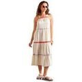 Robes sur Grenoble : Robe Superdry Robe sans manches brod&eacute;e Blanc