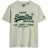 T-shirt Superdry T-shirt Classic Vintage Logo Graphic d&eacute;contract&eacute; Multicolore