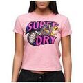 T-shirt Superdry T-shirt Neon Motor Graphic Fitted Grenoble