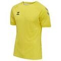 Tee-shirts sur Grenoble : T-shirt hummel T-shirt HML Lead Jaune