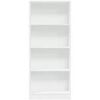 Etag&egrave;res murales VidaXL Biblioth&egrave;que bois d'ing&eacute;nierie blanc 60x24x143 cm Blanc Unique. . Maison & D&eacute;co > Etag&egrave;res murales.