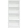 Meuble sur Grenoble : Etag&egrave;res murales VidaXL Biblioth&egrave;que bois d'ing&eacute;nierie blanc 60x24x143 cm Blanc Unique. . Maison & D&eacute;co > Etag&egrave;res murales.