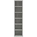 Meuble sur Grenoble : Etag&egrave;res murales VidaXL Armoire &agrave; CD Gris b&eacute;ton 21x20x88 cm Bois d'ing&eacute;nierie Gris Unique. . Maison & D&eacute;co > Etag&egrave;res murales.