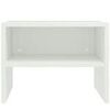 Etag&egrave;res murales VidaXL Table de chevet Bois d'ing&eacute;nierie Blanc 40x30x30 cm Blanc Unique. . Maison & D&eacute;co > Etag&egrave;res murales.