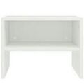 Meuble sur Grenoble : Etag&egrave;res murales VidaXL Table de chevet Bois d'ing&eacute;nierie Blanc 40x30x30 cm Blanc Unique. . Maison & D&eacute;co > Etag&egrave;res murales.