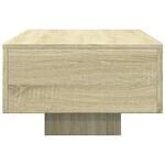 Tables basses VidaXL Table basse Bois d'ing&eacute;nierie Marron 100x49,5x31 cm Marron Unique. . Maison & D&eacute;co > Tables basses.