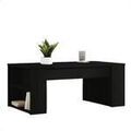 D&eacute;coration sur Grenoble : Tables basses VidaXL Table basse bois d'ing&eacute;nierie noir 102x55x42 cm Noir Unique. . Maison & D&eacute;co > Tables basses.
