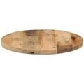 D&eacute;coration sur Grenoble : Tables basses VidaXL Dessus de table Bois massif de manguier � 60x1,5 cm rond Marron Unique. . Maison & D&eacute;co > Tables basses.