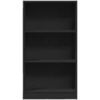Etag&egrave;res murales VidaXL Biblioth&egrave;que en bois d'ing&eacute;nierie noir 60x24x109 cm Noir Unique. . Maison & D&eacute;co > Etag&egrave;res murales.