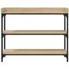 Etag&egrave;res murales VidaXL Table console ch&ecirc;ne sonoma 100x30x80 cm Marron Unique. . Maison & D&eacute;co > Etag&egrave;res murales.