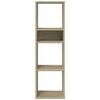 Etag&egrave;res murales VidaXL Biblioth&egrave;que 34x31x112 cm Bois d'ing&eacute;nierie Marron Marron Unique. . Maison & D&eacute;co > Etag&egrave;res murales.