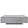 Tables basses VidaXL Table basse gris b&eacute;ton 100x100x31 cm bois d'ing&eacute;nierie Gris Unique. . Maison & D&eacute;co > Tables basses.