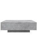 D&eacute;coration sur Grenoble : Tables basses VidaXL Table basse gris b&eacute;ton 100x100x31 cm bois d'ing&eacute;nierie Gris Unique. . Maison & D&eacute;co > Tables basses.