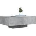 D&eacute;coration sur Grenoble : Tables basses VidaXL Table basse avec lumi&egrave;res LED gris b&eacute;ton 85x55x31 cm Gris Unique. . Maison & D&eacute;co > Tables basses.