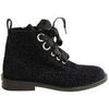 Boots Zadig & Voltaire Chaussures &agrave; lacets en cuir noires Noir