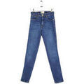 Jeans skinny S&eacute;zane Jean slim en coton bleu Bleu Grenoble