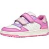 Baskets basses enfant Geox Basket &agrave; Scratch Junior Washiba Rose