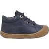 Derbies enfant Naturino Chaussures premiers pas en su&egrave;de lam&eacute; COCOON Bleu