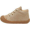 Derbies enfant Naturino Chaussures premiers pas en su&egrave;de paillet&eacute; COCOON Gris Grenoble