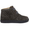 Baskets montantes enfant Falcotto Chaussures &agrave; lacets en daim avec imprim&eacute; poney CONTE Gris