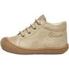 Derbies enfant Naturino Chaussures premiers pas en su&egrave;de paillet&eacute; COCOON Gris