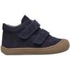 Baskets montantes enfant Naturino Chaussures premiers pas en su&egrave;de COCOON VL Bleu