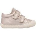 Derbies enfant Naturino Chaussures premiers pas en cuir lam&eacute; COCOON VL Rose Grenoble