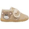 Chaussons enfant Naturino Pantoufles avec &eacute;cusson ours CARILLON Beige