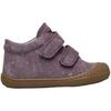 Baskets basses enfant Naturino Chaussures premiers pas en su&egrave;de COCOON VL Violet