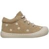 Derbies enfant Naturino Chaussures premiers pas en su&egrave;de COCOON EMBR.DAISIES Beige