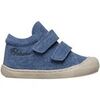 Baskets basses enfant Naturino Chaussures premiers pas en su&egrave;de COCOON VL Bleu