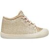 Derbies enfant Naturino Chaussures premiers pas en tissu paillet&eacute; SOSSI Gris