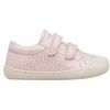 Baskets basses enfant Naturino Chaussures premiers pas en su&egrave;de COCOON LOW VL Rose