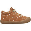Baskets basses enfant Naturino Chaussures premiers pas en su&egrave;de COCOON Marron