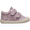 Baskets basses enfant Naturino Chaussures premiers pas en su&egrave;de COCOON VL Violet