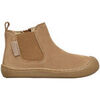 Boots enfant Naturino Chaussures premiers pas barefoot en su&egrave;de BAREFOOT GLITTY Marron