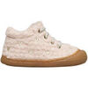 Baskets basses enfant Naturino Chaussures premiers pas en laine COCOON EMBR.HEARTS